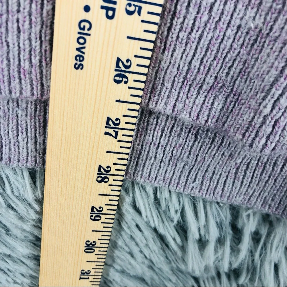 Lou & Grey Sweater Womens Alpaca Wool Blend Small Purple Long Soft Lightweight
